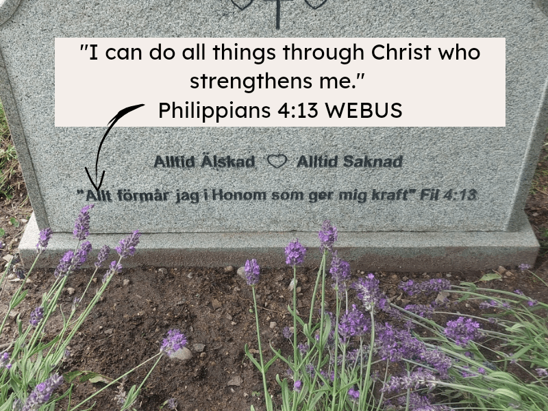 Not in your own strength, but in the power Jesus gives&nbsp;you