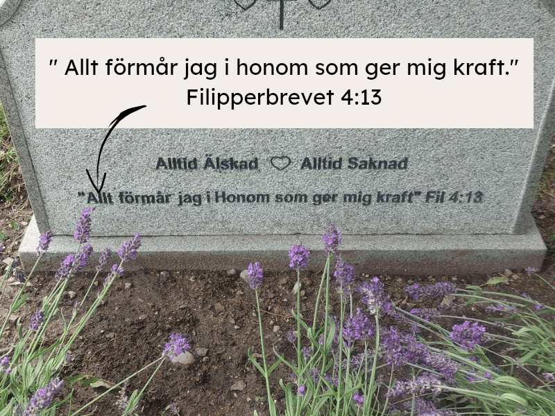 Inte i min egen styrka, utan i den kraft som Jesus&nbsp;ger.